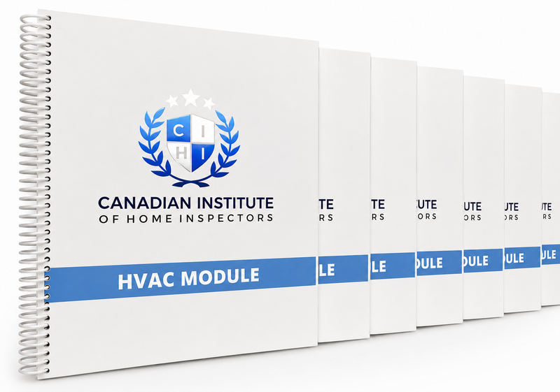 Home inspection training printed study modules — Canadian Institute of Home Inspectors